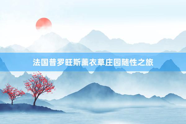 法国普罗旺斯薰衣草庄园随性之旅